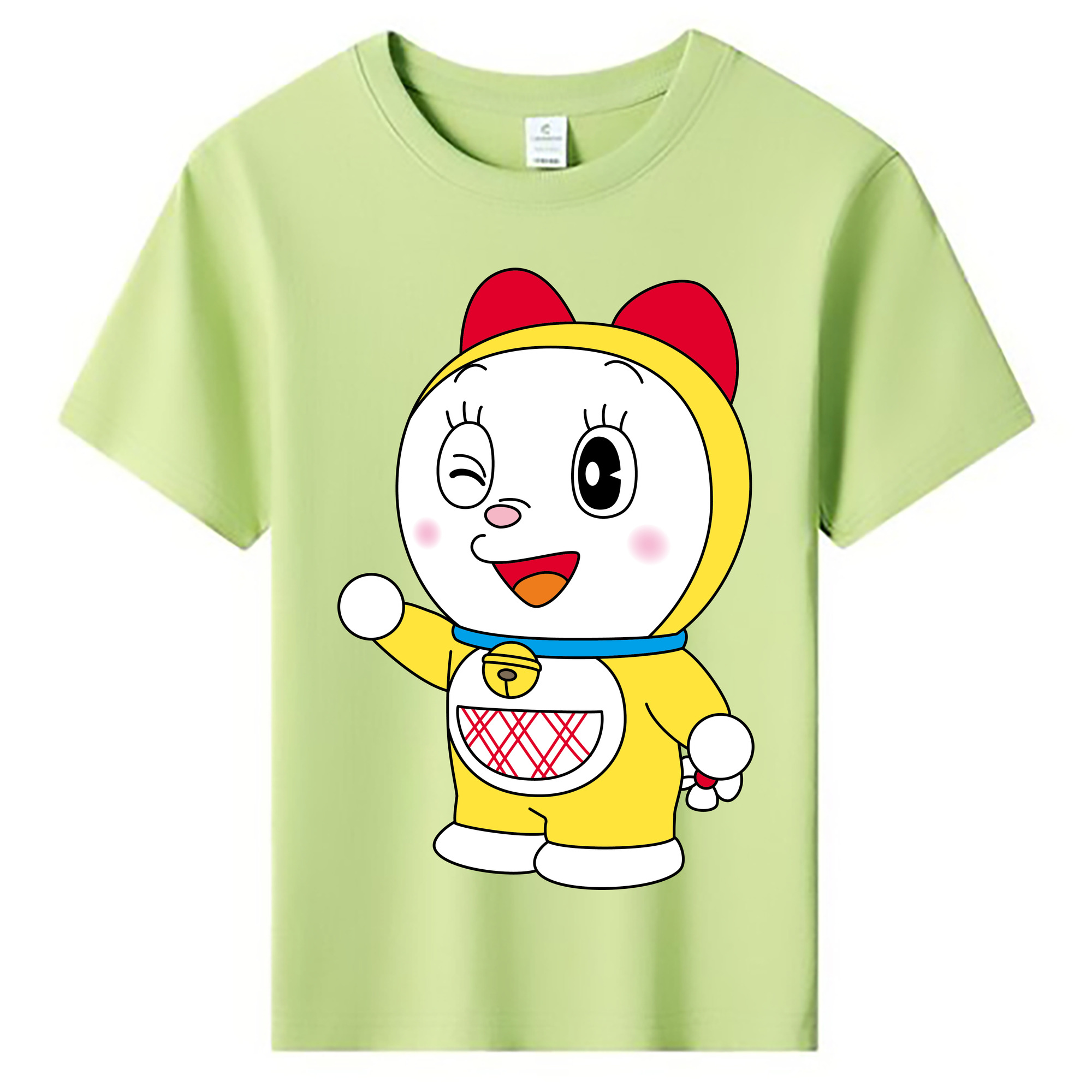 （画像用） ドラえもん ドラミ Doraemon Dorami 綿100％キッズTシャツ（フロントプリント）